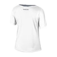 thumbnail image 2 of Mitchell & Ness T-Shirt Graphique en Maille Ample pour Femmes, Blanc, XX-Grand, 2 of 2