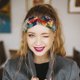 thumbnail image 4 of ADDHAT 22Ud Criss Cross Headband De Chifón Con Estampado Para Uso Diario Y Fiesta, 4 of 6