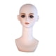 thumbnail image 2 of Cabeza de maniquí de cosmetología con soporte de exhibición multifuncional para maquillaje, para hacer aretes y gorras., 2 of 9