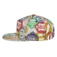 thumbnail image 3 of Easygdp Travel Stamp Baseball Cap with Adjustable Flat Suitable for Head Circumference 22.4-23.6 in, 3 of 9