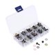 thumbnail image 1 of 100 Pieces Plastic Safety Toy Eyes Owl Eyes With Glitter Nonwoven Washer 10mm, 1 of 5