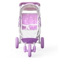 thumbnail image 5 of Olivia's Little World Doll Jogging-Style Stroller, Purple/Stars, 5 of 11