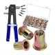 thumbnail image 1 of Kit de Herramientas para Tuercas Remachables A Presión, Combinación de Tuercas Remachables Métricas de 430 Piezas (M8/M6/M5//M3), Adecuado para Muebles, Decoración B, 1 of 5