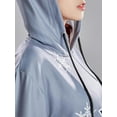 thumbnail image 5 of ELF Women Christmas Hoodies Dress Deer/Snowman Print Drawstring Hooded Long Sleeve Sweatshirts Dress Fall Mini Dress, 5 of 6