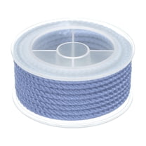 Uxcell Nylon Thread Twine Beading Cord, 13ft Stretchy Braided Bracelets String Cord for Jewelry Making, Grey Blue