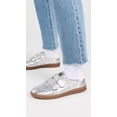 thumbnail image 3 of Zapatillas Sam Edelman Talia Plateadas con Velcro Talle 7 Medio, 3 of 5