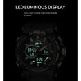 thumbnail image 4 of Men Watch Smael Sport Watches Waterproof Stopwatch Alarm Clock Led Light Quartz Digital Wristwatches 8048 Men's Watches Military - Quartz Wristwatches, 4 of 6