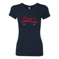 thumbnail image 2 of Wild Bobby, SRT Silhouette Street Racing Viper, Cars and Trucks, Women Slim Fit Junior Tee, Navy, Large, 2 of 4