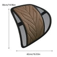 thumbnail image 3 of HCJKDU Lumbar Support Pillow for Car, Linen Mesh Lumbar Pillow for Lower Back Pain Relief - Breathable Back Cushion for Driving, Chair Support for All Season Car-Office Chair, Wheelchair, 3 of 8