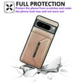 thumbnail image 2 of Compatible with Google Pixel 6, Premium PU Leather Phone Case Back Cover Magnetic Detachable Wallet Card Holder Pocket Fall Protection Kickstand for Google Pixel 6, Rosegold, 2 of 11
