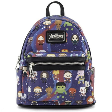 Loungefly - Loungefly Avengers Chibi All Over Print Mini Backpack ...