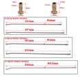 thumbnail image 4 of Motorcycle Wheel Wire Spoke Nipples 36 Pieces 21Fron Inches 18 19Rear Bicycle Caps For CRF 125 250 450 BOSUER M2M4M6 KAYO K6 T6, 4 of 7