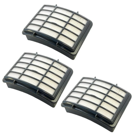 HQRP HEPA Filter 3-Pack for Shark XHF350 fits Navigator Lift-Away NV350 NV351 NV352 NV350_26 NV355 NV356 NV357 NV360 NV360-26 NV351-26 NV352-26 NV350WC XH-F350 Series Vac Vacuum Cleaner