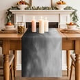 thumbnail image 2 of Table Runner 72 Inches Long for Kitchen Dining, Black Grey Ombre Dresser Scarf Farmhouse, Dining Table Decorations for Wedding/Parties, Coastal Beach Modern Abstract Art 16 x 72 In, 2 of 8