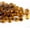 Amber, variant on 50PCS Mini glass gemstones, Mankara flat-bottomed marble beads, suitable for home décor, art crafts, and vase fillers (0.5 inch to 0.7 inch).