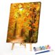 thumbnail image 1 of Cuadros Decorativos Kits de pintura de diamantes de bosque de arce otoñaltaladro redondo completodecoración de paredarte artesanal Ehuebsd embutido en tela, 1 of 1