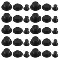 thumbnail image 4 of Miniature Black Plastic Clown Hats for Party Crafts Decorative Supplies Enhances Joyful Atmosphere Small Size, 4 of 4