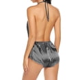thumbnail image 3 of Mono encantador Cuello en V profundo Encantador Body encantador con borde de encaje liso, S, Gris Noticed XX000130-06, 3 of 7