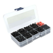 Badminton Racket Grommets Made of Durable Nylon for Racket String Protection Black 1 Box