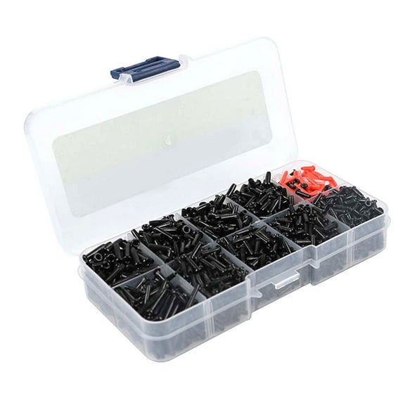 Badminton Racket Grommets Made of Durable Nylon for Racket String Protection Black 1 Box