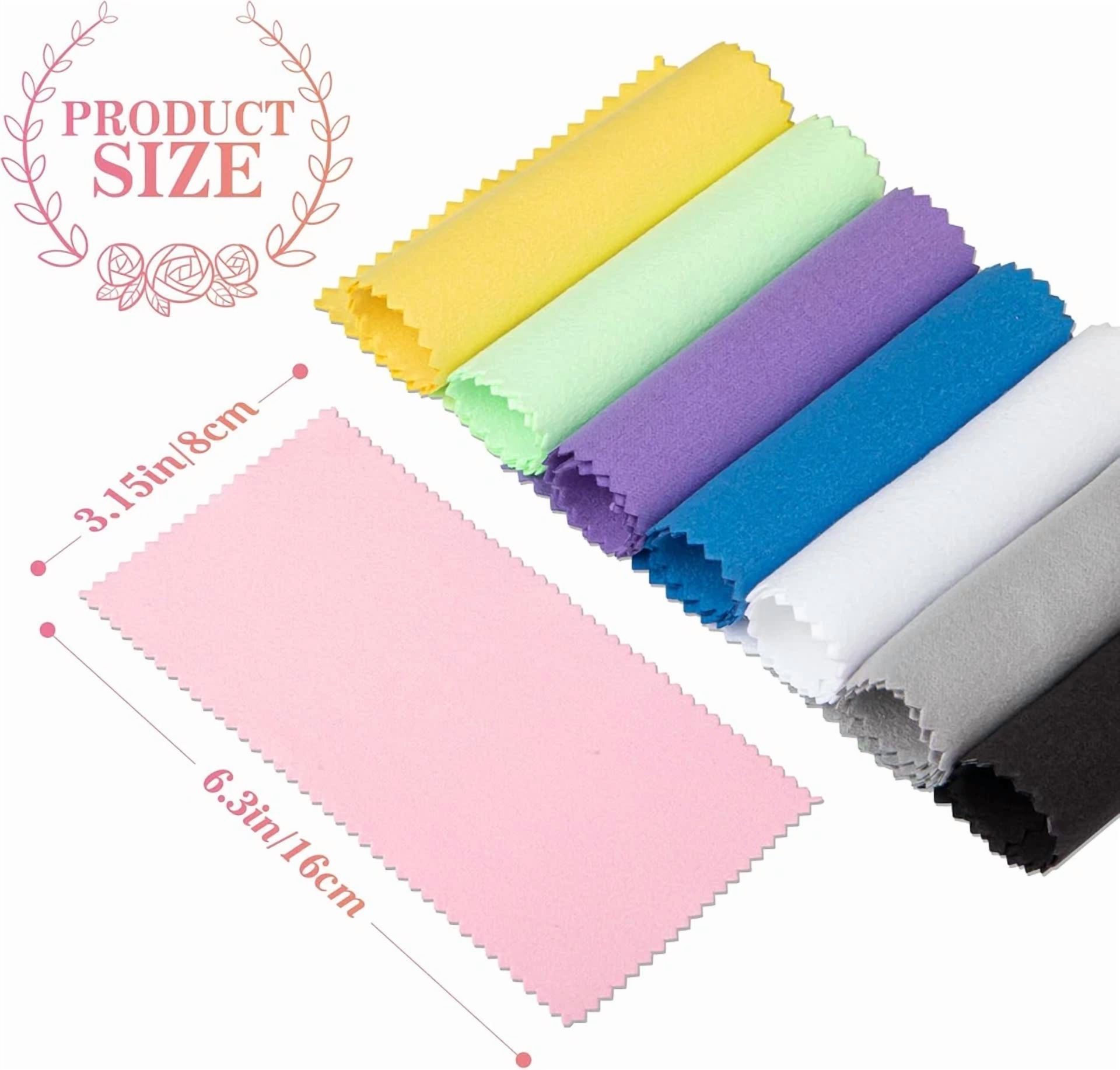 BUTTERFLY- 8X16Cm Jewelry Cleaning Cloth - 30 Pcs Individually Wrapped Silver Polishing Clo