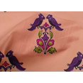 thumbnail image 4 of oneOone Cotton Cambric Fabric Leaves|Bird & Floral Block Print Fabric By Yard 56 Inch Wide, 4 of 4