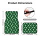 thumbnail image 5 of Fotbe Happy St. Patrick's Day Juego de 4 Tapetes para Auto con Estampado – Alfombrillas de Goma Reforzada, Diseño Antideslizante, Protección para Todo el Año – Vehículos, Autos, Camionetas y SUVs, 5 of 7