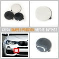 thumbnail image 5 of Trimla Front Tow Cover for 14-17 BMW X4 F26 M Aerodynamics 18i 20d 20i 25i 28i 30d 35d 35i xDrive 2014 2015 2016 2017 SAV bumper Towing Hook Eye Cap 51128066750, 5 of 5