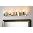 thumbnail image 2 of Lucas McKearn Arcadia 4-light Metal Bath Vanity Light in Polished Chrome/Silver, 2 of 4
