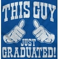 thumbnail image 2 of This Guy Just Graduated Graduation Men's Crewneck Sweatshirt Brisco Brands M, 2 of 6