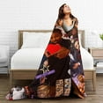 thumbnail image 4 of Blanket Michael Actors B. Jordans Throw Flannel Blankets Warm Soft Cozy Fuzzy Air Conditioning Blanket for Living Room Sofa Bed Gift Blankets for All Seasons 30"x40", 4 of 6