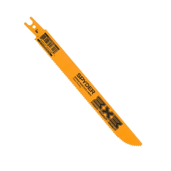 Spyder 3X3™ Double-Sided 8-Inch Wood/Metal Cutting 10/14-TPI Reciprocating Saw Blade 200179