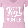 thumbnail image 4 of Inktastic For Aunts | One of a Kind Auntie (white) Women's V-Neck T-Shirt, 4 of 5