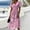 Light pink, variant on Women's V Neck Short Sleeve Dress Floral Print A Line Midi Casual Summer Outfit Flowy Lightweight Party Wear Vacation Boho Chic Paisley Abstract Dark Green L