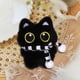 thumbnail image 4 of Llavero colgante de muñeco de peluche blanco de ojos grandes y chirriantes | Adorable llavero de peluche de terciopelo suave con sonrisa bordada, 4 of 6