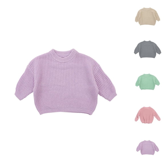 Girls Clothing Custom Sweater Oversize Pullover Cotton Baby Boys Kitted Jumper Warm Winter Top for Toddlers and Young Children