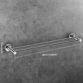 thumbnail image 3 of LUCKUP 24-Inch Double Towel Bar Stainless Steel Towel Rack for Bathroom,Polished Chrome…, 3 of 7