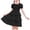 Black, variant on CYRBOKO Girls Pleated Dresses, Party A-line Casual Summer Kids Dresses Black Size 12-13 T