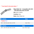 thumbnail image 2 of Wiper Blade Set - Compatible with 2023 - 2025 Mercedes-Benz GLC300 2024, 2 of 2