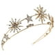 thumbnail image 2 of FELTECHELECTR Corona de niña brillante, vestido de novia, tiara, tocado, corona de modelado de estrella de boda, accesorio, 2 of 3
