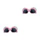 thumbnail image 4 of Sonducket Bebé dibujos animados dinosaurio estilo anteojos niños niñas niños gafas de sol gafas verano ojos personalidad divertida para rosa Rosa 2Conjunto, 4 of 6