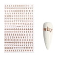 thumbnail image 4 of ✪ 3D Letters Chunky Glitter Nail Art Decorative Stickers UV Epoxy Resin Fillings, 4 of 16