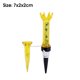thumbnail image 2 of Greeniant Tee de Golf de 70mm, portátil, reutilizable, profesional, soporte de bola reductor de 360 ​​grados, camisetas de ejercicio, accesorios de Golf Amarillo Greeniant OD002797-01B, 2 of 5