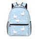 thumbnail image 1 of Balery Goose White Flowers Mochila Escolar Impresa, Mochila Ligera para Viajes Casual, Mochila Duradera y Cómoda Multifuncional, Mochila para Laptop-One Size, 1 of 5