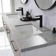 thumbnail image 6 of Caparroso 84" Grey Sintered Stone Single Sink Bath Vanity Light Walnut w/ Mirror, 6 of 9
