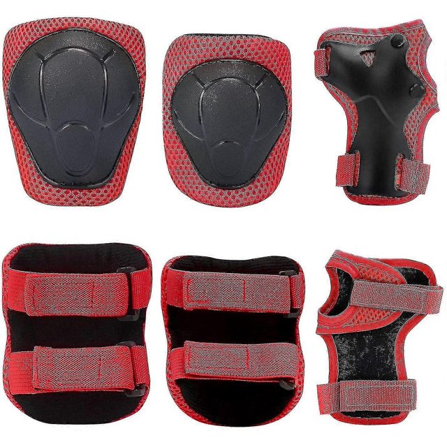 Kids Knee Pads Set 6 In 1 Protective Equipment Kids Knee Pads Elbow Pads Set Protective Equipment Se_Perfect Gift