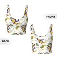 Sports Bras For Women Cartoon Cute Snake Plant Seamless Yoga Bra