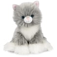 thumbnail image 1 of Peluche GUND Camilla Kitten Cat de 9 pulgadas para niños de 1 año o más, color gris y blanco, 1 of 9
