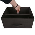 thumbnail image 4 of Dextrus 7 Drawers Dresser Wide Storage Tower for Bedroom, Easy Pull Fabric Bins Organizer Unit, Brown, 4 of 9