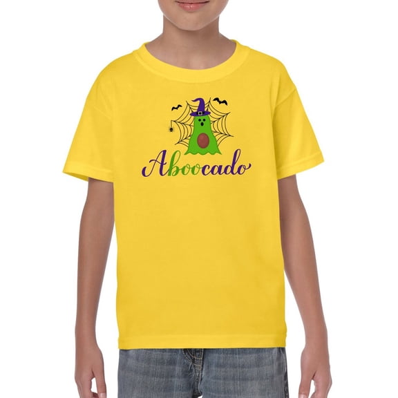 Aboocado Cute Avocado Ghost T-Shirt Juniors -Image by Shutterstock,  Medium